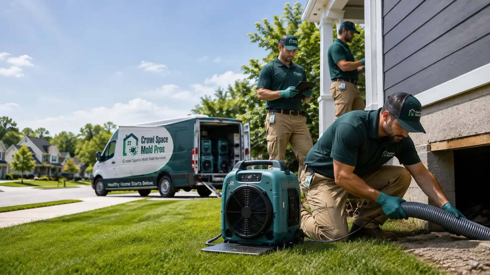 Crawl Space Mold Removal in Marshall, VA